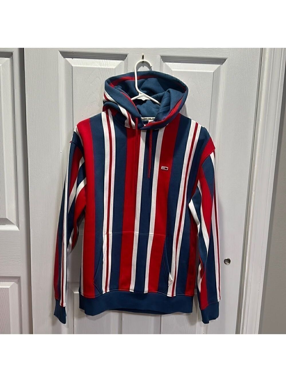 TOMMY HILFIGER HOODED SWEATSHIRT FLEECE-LINED.
